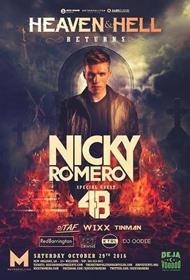 nicky romero in new orleans